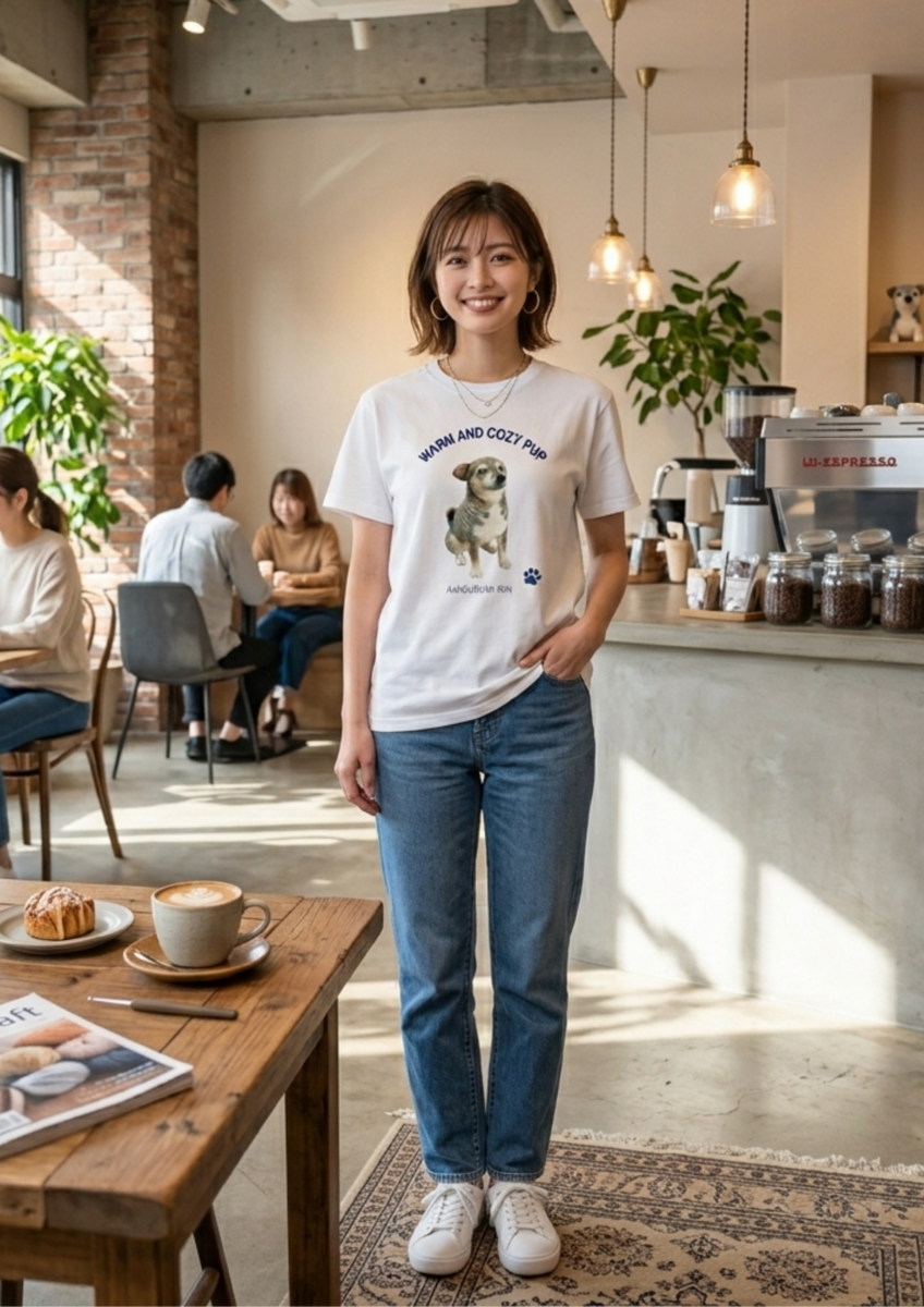 あみぐるみ ほんわかリンちゃんプリントTシャツ | ちゃんねるネット